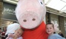 Peppa pig visits ‘Swine’ town