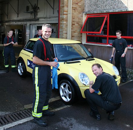 Swindon Fire Station Car Wash Fundraiser 2008