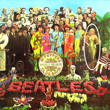 Sgt. Peppers Album featuring Swindon's Diana Dors