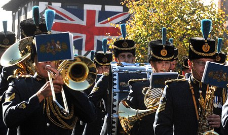 Wootton Bassett tribute 12 October 2008