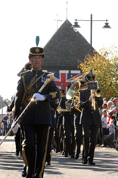 Wootton Bassett tribute 12 October 2008