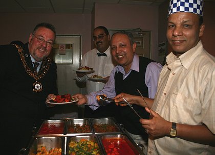 Abbey Meads Swindon Indian Restaurant curry charity night