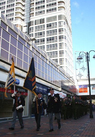 Remembrance day in Swindon 2008