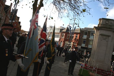 Remembrance day in Swindon 2008