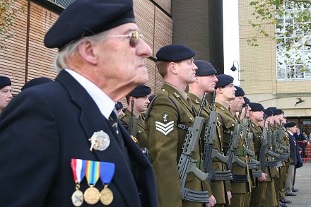 Remembrance Day Town Centre Swindon