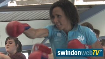 Dame Kelly packs a punch