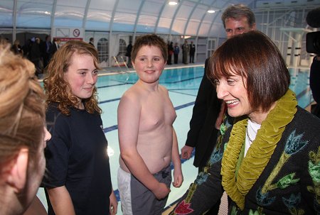 Highworth Pool Opening by Tessa Jowell