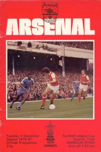 Arsenal v Swindon 04 December 1979