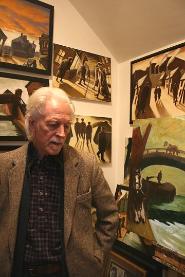 Ken White, at home in his studio