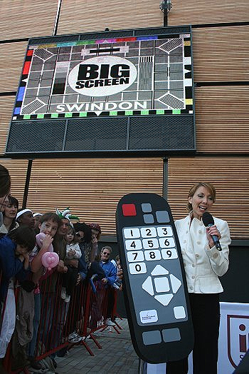 Swindon's Big Screen officially launched at Wharf Green