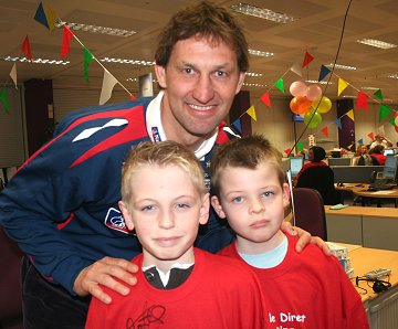 Tony Adams in Swindon