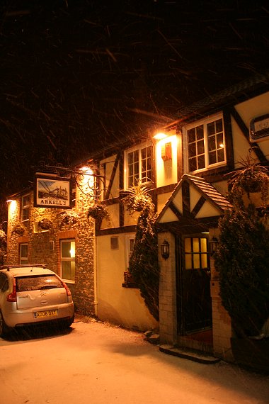 Snow in Highworth, 05 Feb 2009