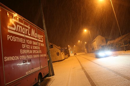 Snow in Highworth, Swindon 05 Feb 2009