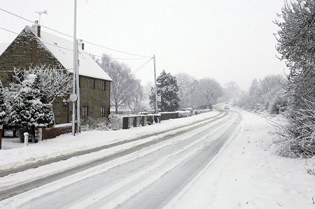 A361 Highworth to Swindon road 06 Feb 2009