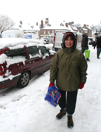 Highworth, Swindon snow 06 Feb 2009