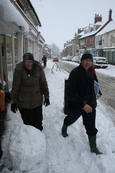 Highworth, Swindon snow 06 Feb 2009