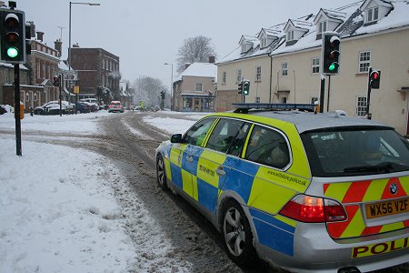 Highworth, Swindon snow 06 Feb 2009