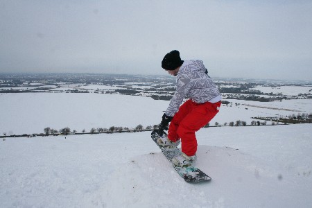 Snowboarding Swindon 08 Feb 2009