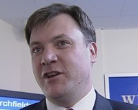 Ed Balls in Swindon