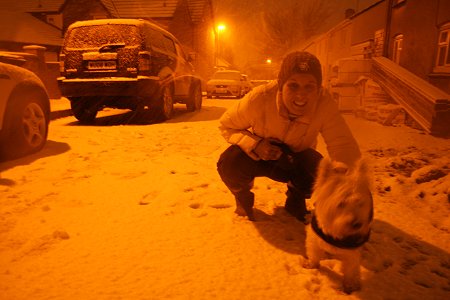 Snow in Highworth 09 Feb 2009