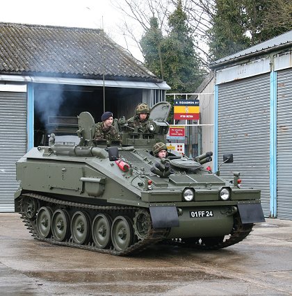 Tanks in Swindon at the TA Wiltshire Centre