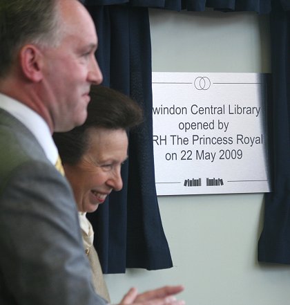 The Princess Royal in Swindon to offcially open the new Swindon central library