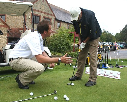 Putting Class at the Peter Mitchell Golf Academy