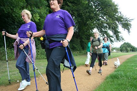 Nordic Walking at Stanton Park, Swindon