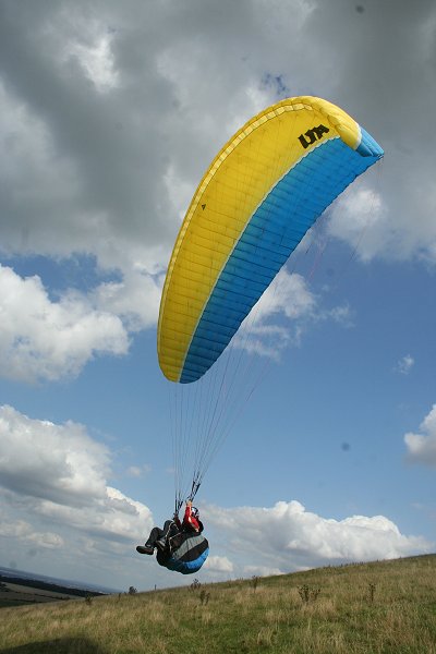 Paragliding in Swindon on Liddington Hill