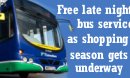 Free bus service