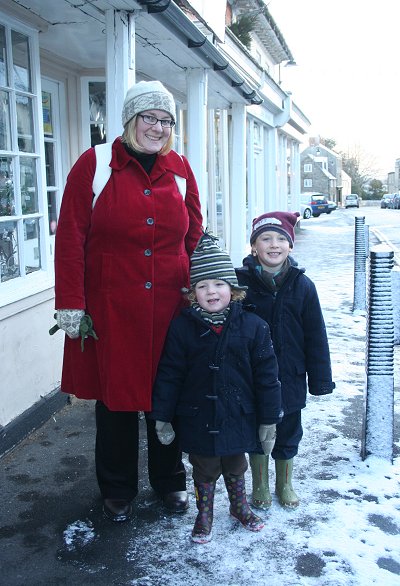 Snow scene in Highworth 21 Dec 2009