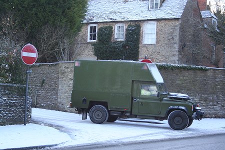 Snow scene in Highworth 21 Dec 2009