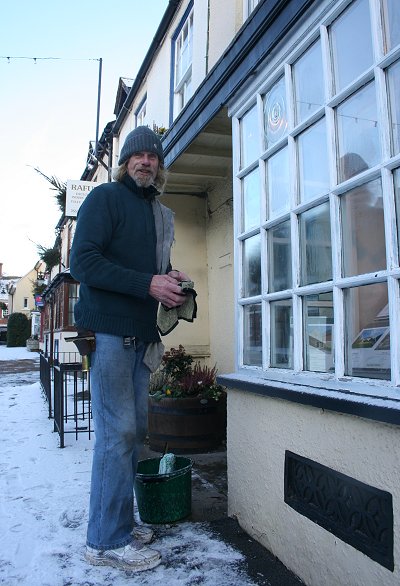 Snow scene in Highworth 21 Dec 2009