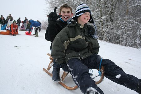 Coate Water Swindon Snow 06 Jan 2010