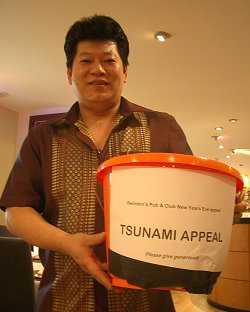 Swindon Tsunami fundraising at Pops Thai Restaurant, Swindon