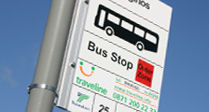 Final stop for bus route