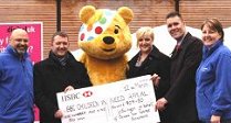 Pudsey Bear in Swindon