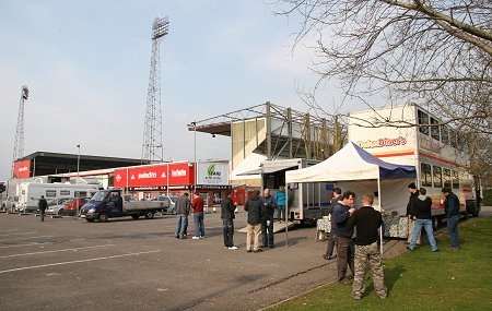 SKY cameras at Swindon Town FC