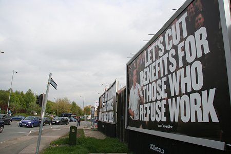 David Cameron poster Swindon