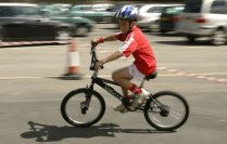 Kids cycling Swindon