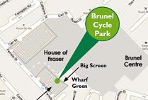 Brunel Cycle Park, Swindon town centre