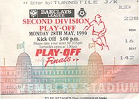 Swindon v Sunderland 1990 Play-Off