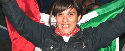 Italian celebrations in Swindon town centre after Italy won the World Cup in 2006