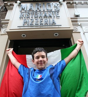 John Coniglio celebrates winning Italy winning the World Cup in 2006