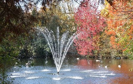 Queen's Park, Swindon in autumn