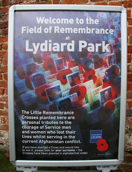Field of Remembrance, Lydiard Park, Swindon