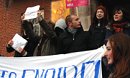 Swindon Students Protest...