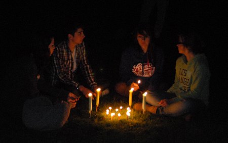 Candlelit vigil for Sian O'Callaghan