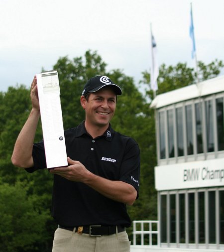 David Howell with the 2006 PGA Trophy