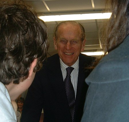 The Duke of Edinburgh at New College - 28 February 2003